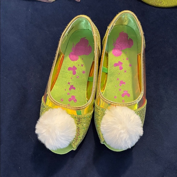 Disney Tinkerbell Costume Bundle Sz 7/8 (shoes are 13/1) - Picture 10 of 12
